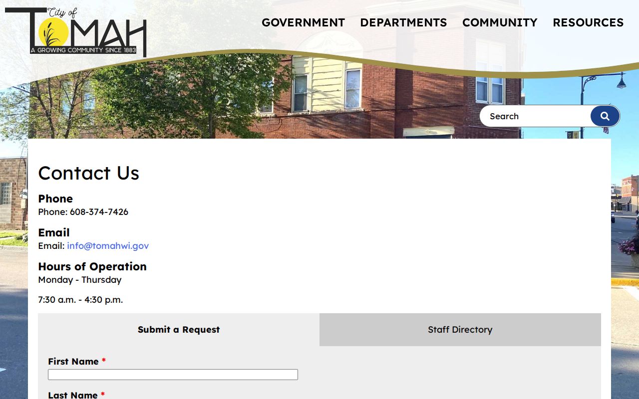Tomah court docket municipal judge and clerk directory