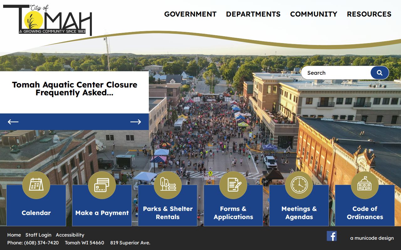 Tomah court docket official municipal court and City Hall information